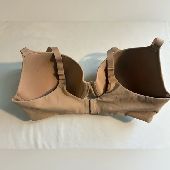 Skims Beige Padded Bra Woman 36D Wired Comfortable Stretch Adjustable - Picture 4 of 7
